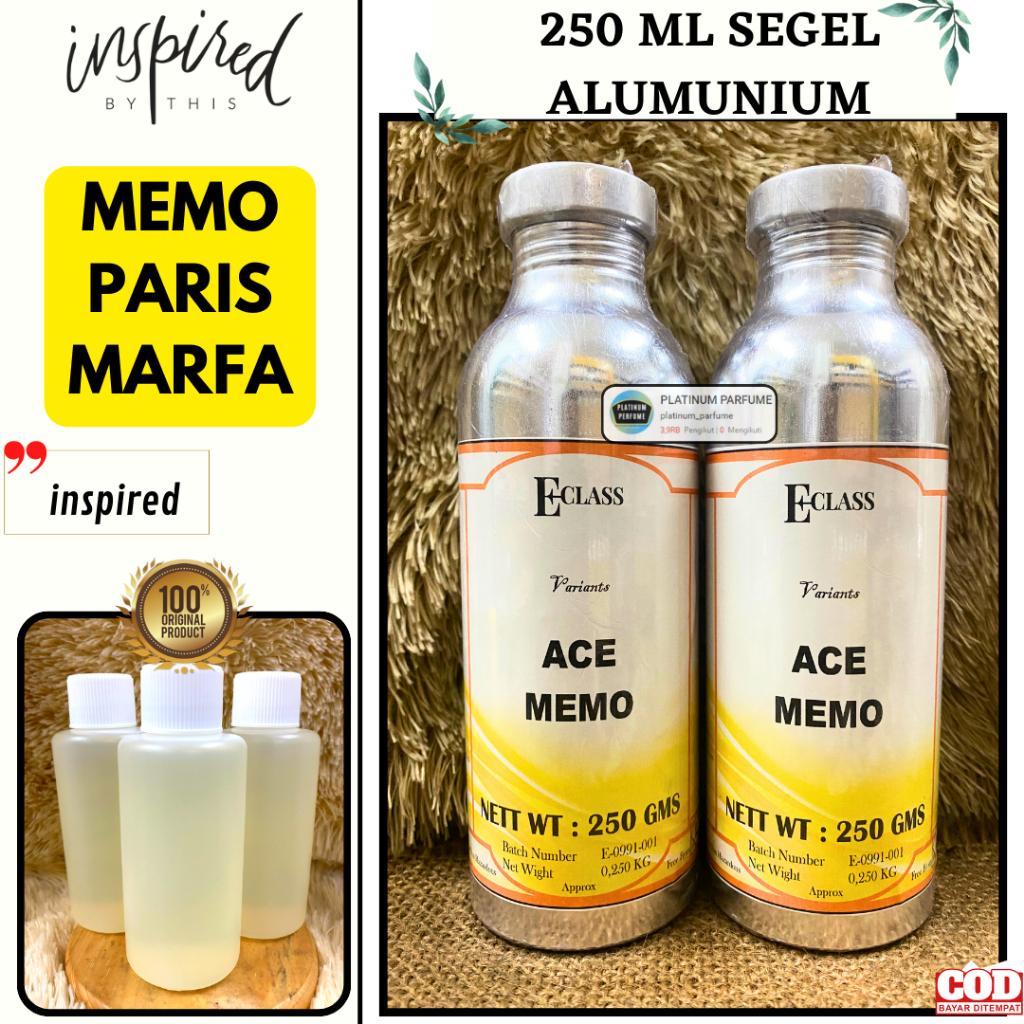 Bibit Murni Parfum MEMO PARIS MARFA Murni 100 ML Berkualitas ECLASS Fragrance