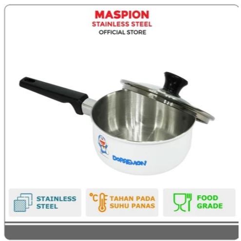 MASPION SAUCEPAN / SAUCEPAN DORAEMON/HELLO PANDA/SIGNATURE GREY