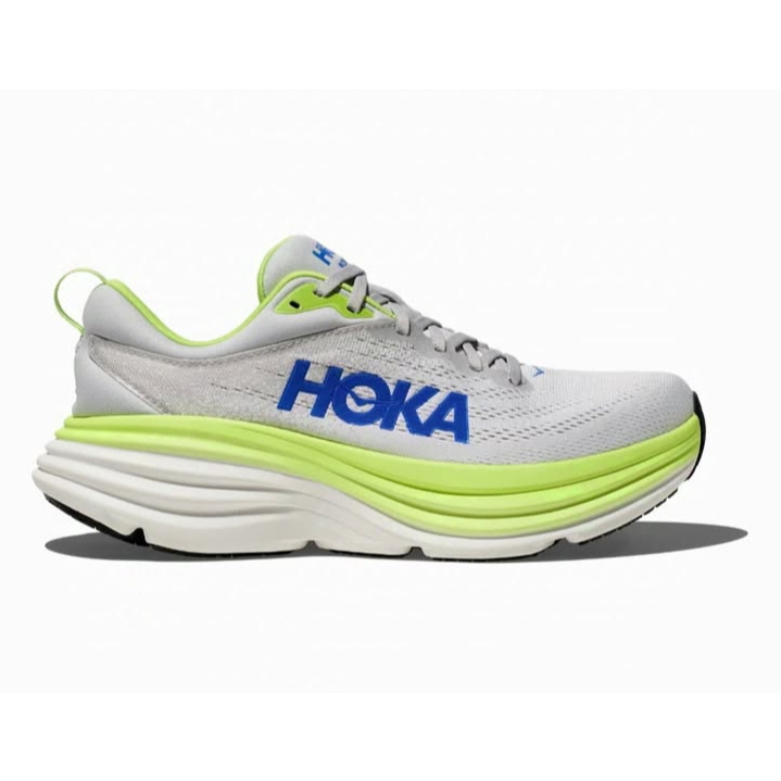 Sepatu Hoka Bondi 8 White Yellow