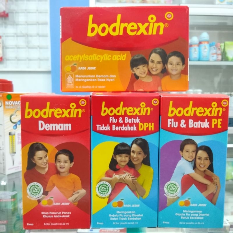 bodrexin demam / bodrexin flu & batuk tidak berdahak DPH /bodrexin flu & batuk PE / BODREXIN tablet