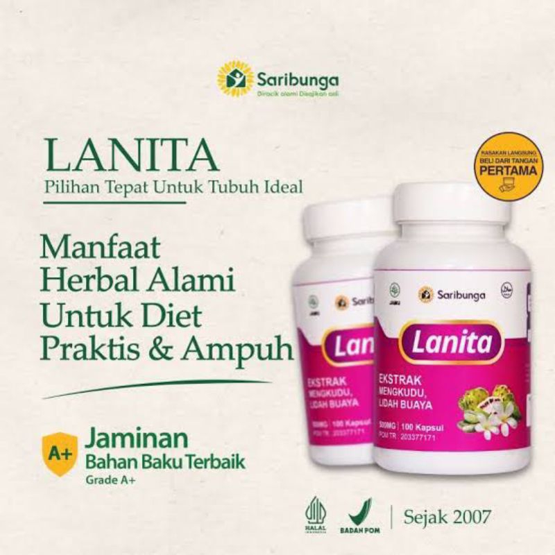 

Saribunga Lanita Eksstrak Nengkudu, Ldah Buaya