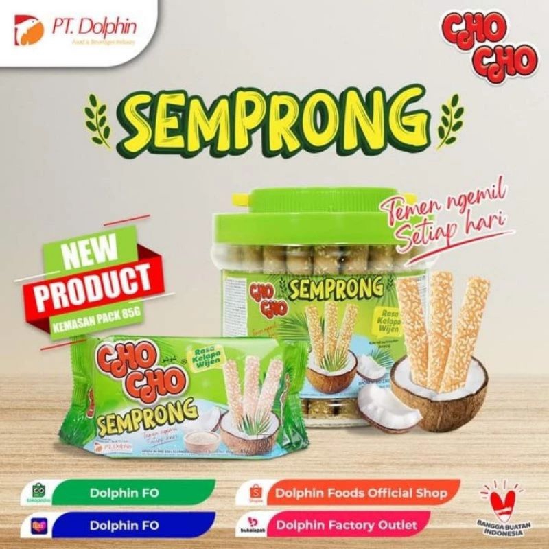 

Astor Cho Cho Wafer Roll Semprong Rasa Kelapa wijen 300gr