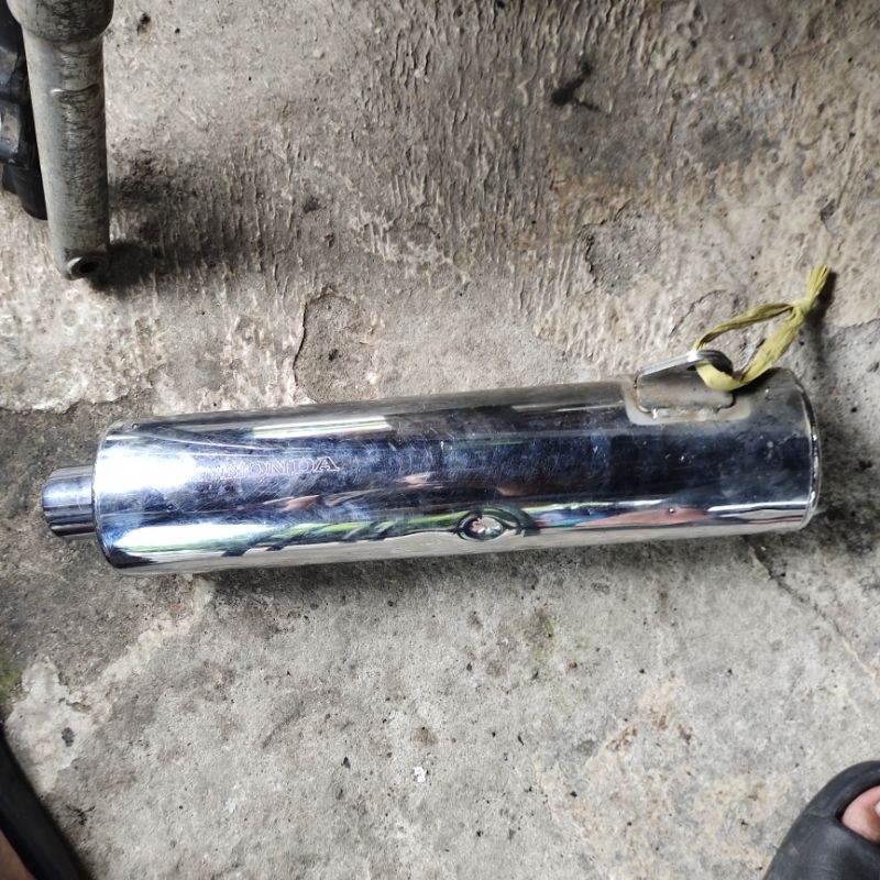 silencer knalpot tabung knalpot Honda Supra x 125 Batman/Supra x 125 lama original