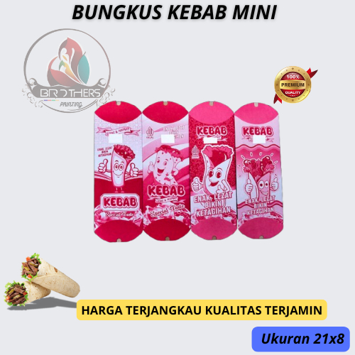 

PROMO Bungkus Kebab Murah || Kemasan Dus Kebab 1 Warna isi 100 || Kertas Box Kebab Merah isi 100 Lembar