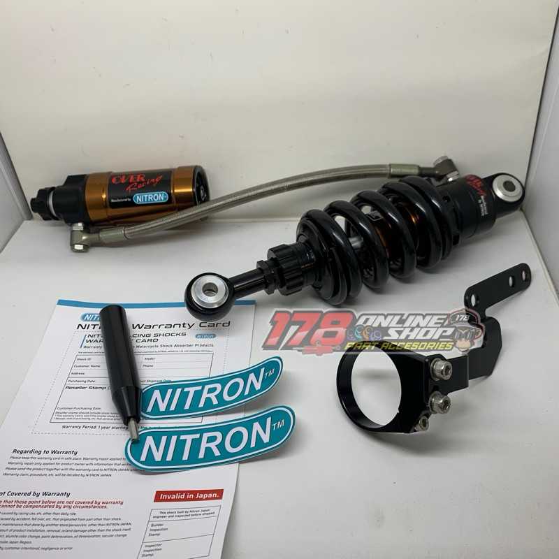 shock nitron over racing klik fungsi ninja rr