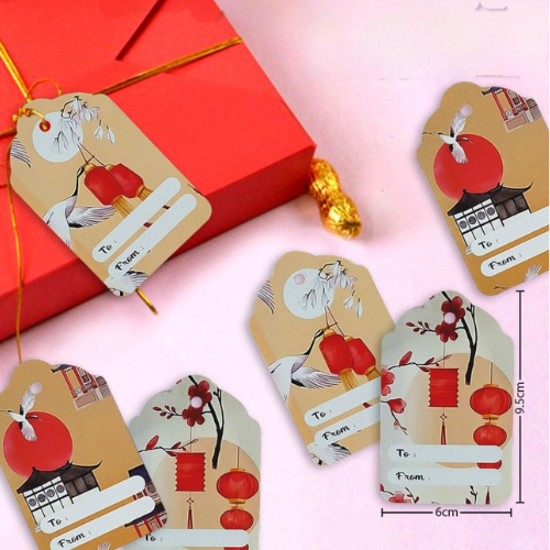 

Hangtag Label Chinese New Year | CNY Gantungan Kotak Box Kue