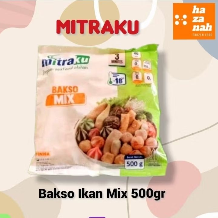 

Mitraku Bakso Ikan Mix 500gr