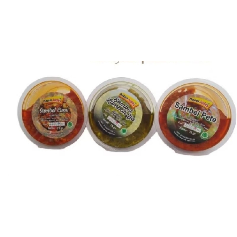 

Aneka Sambal Kemasan Praktis Ekonomis 75 gr