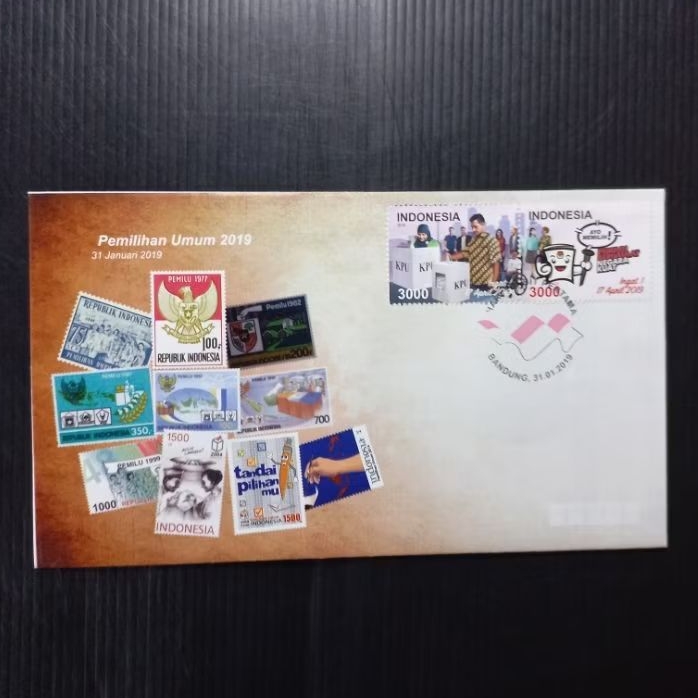 

SAMPUL HARI PERTAMA PRANGKO PERANGKO INDONESIA SERI PEMILU 2019