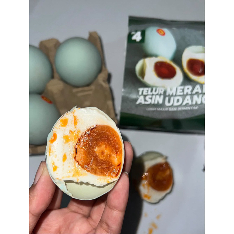 

TELUR ASIN MATANG UDANG ISI 4