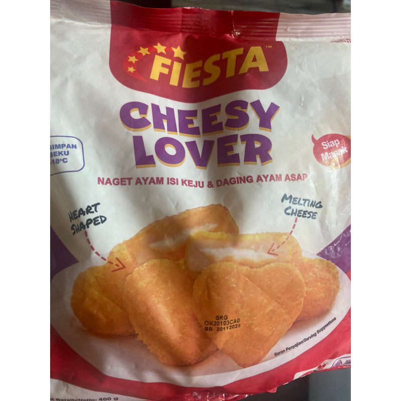 

fiesta cheesy lover 400 gram