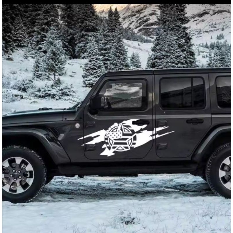 CUTTING STICKER TERBARU MOBIL JEEP, RUBICON, JIMNY, FEROZA, KATANA, DLL