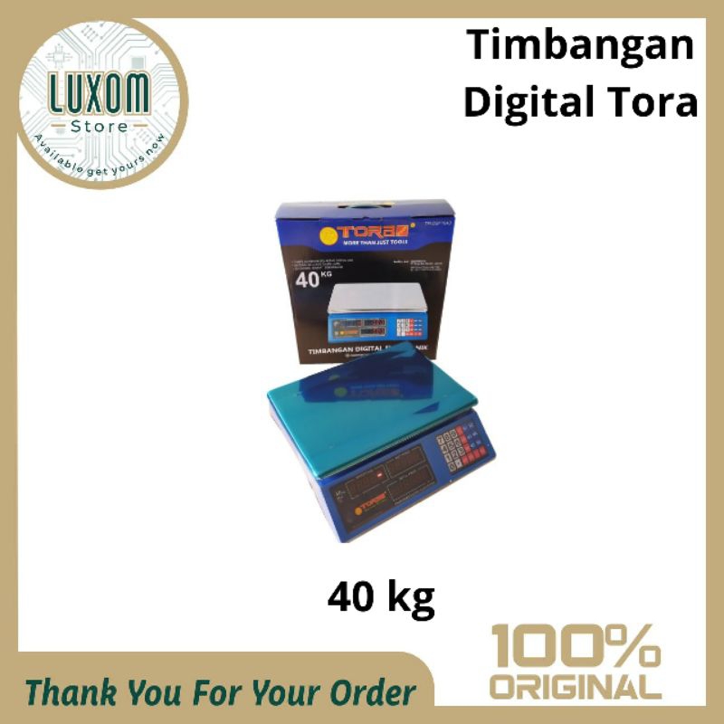 Timbangan Digital Tora 40 kg/Timbangan Digital/Tora/Timbangan
