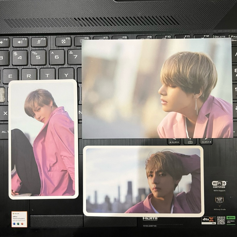 BTS Photocard + Postcard - Official From Dispatch Magazine DICON Behind V non Album
