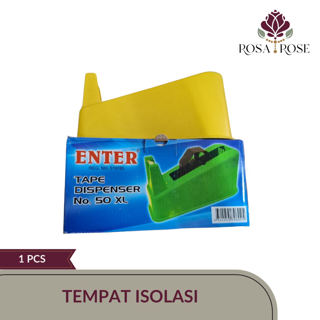 

Tempat / dispenser solasi / isolasi / selotip / tape No.50 XL ENTER