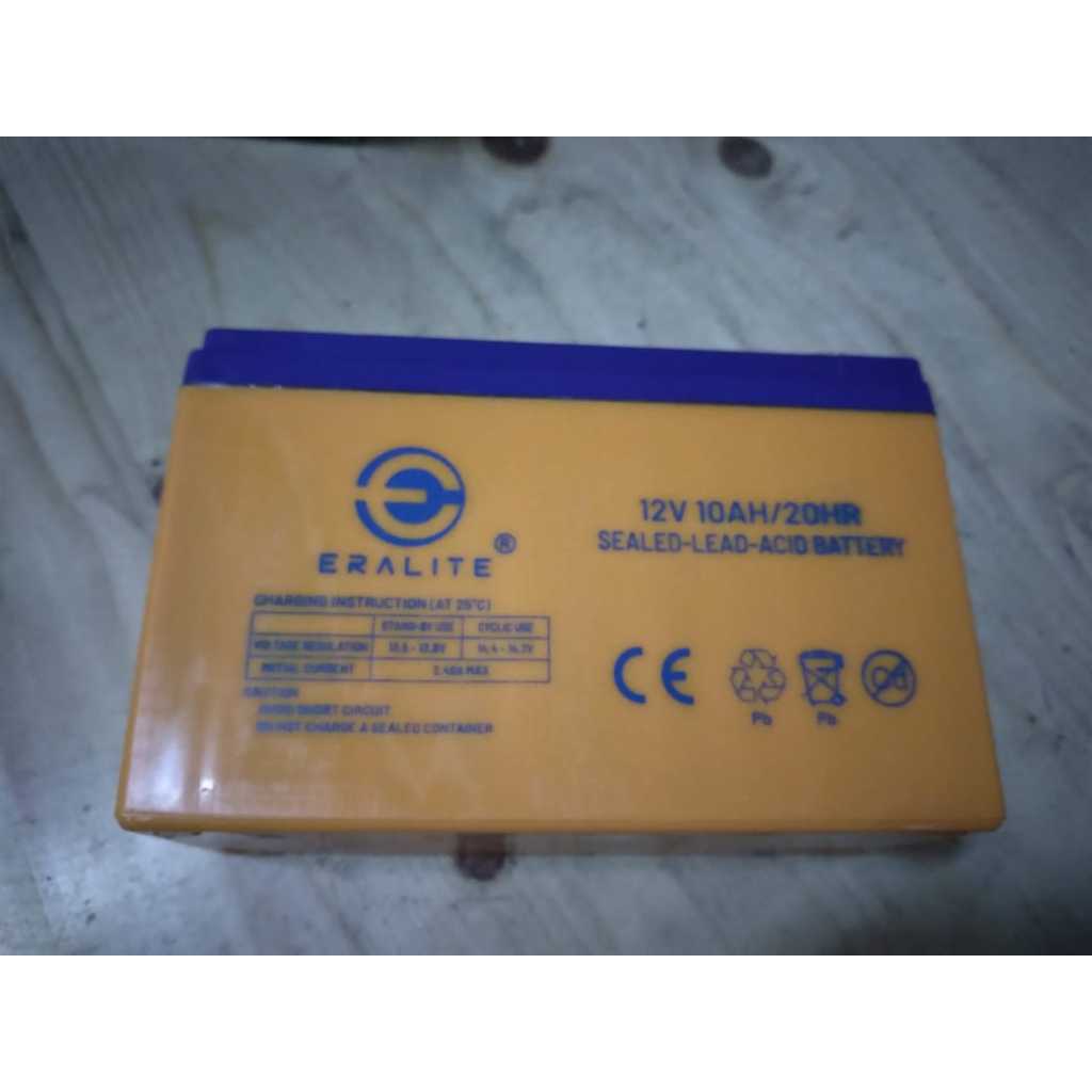 Aki Kering ERALITE 12V-10AH Baterai Sealed Lead Acid