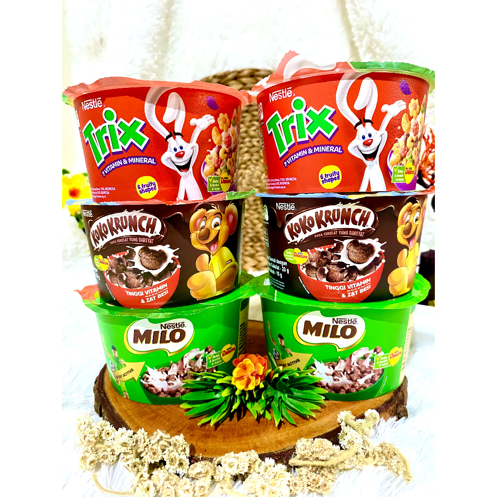 Trix, Koko krunch, Milo Cup