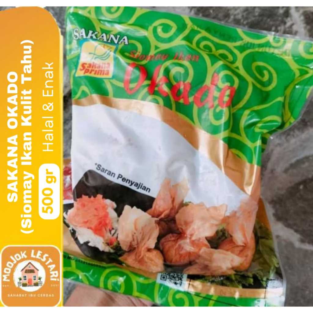 

SAKANA Okado 500gr Siomay Ikan Kulit Tahu Premium Enak Halal Bergizi