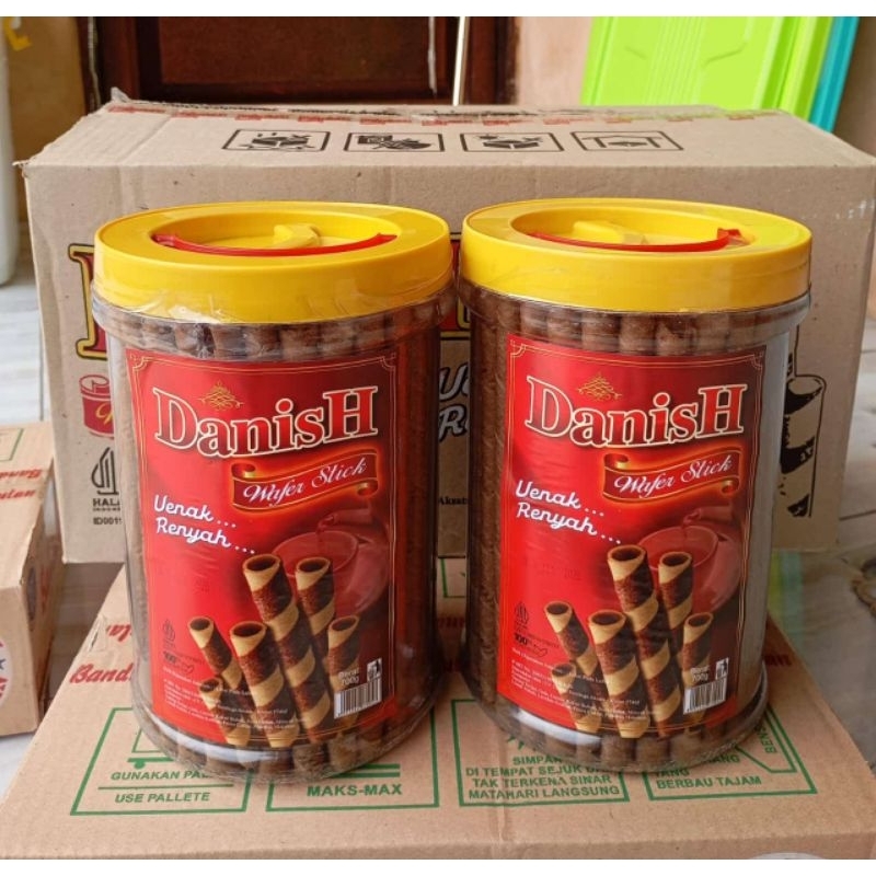 

Wafer Danish Stik Roll Panjang - Wafer Danis Long