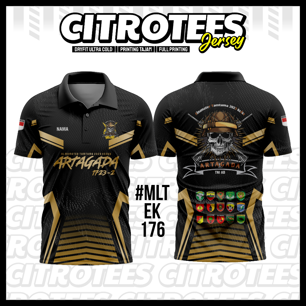 CITROTEES - Jersey Kaos ARTAGADA MLT EK 176 | FULL PRINTING | FREE CUSTOM