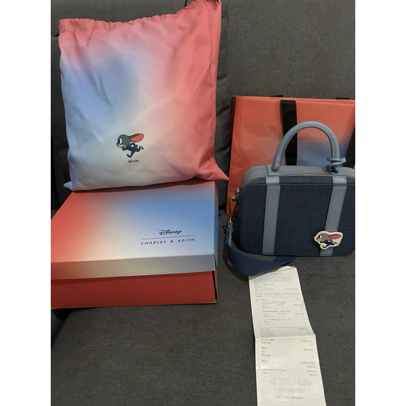 Charles and Keith x Disney Zootopia Original Preloved