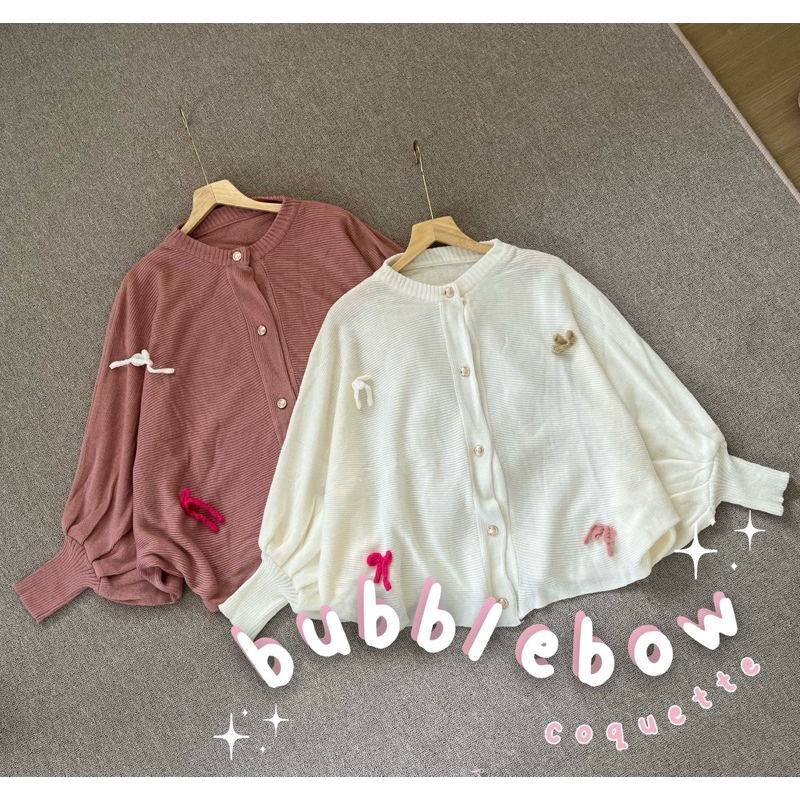 Bubble Bow Batwing | Baju Batwing | Blouse Batwing | Blouse Kekinian