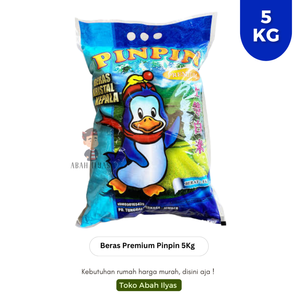 

Beras Pinpin Premium Kemasan 5KG