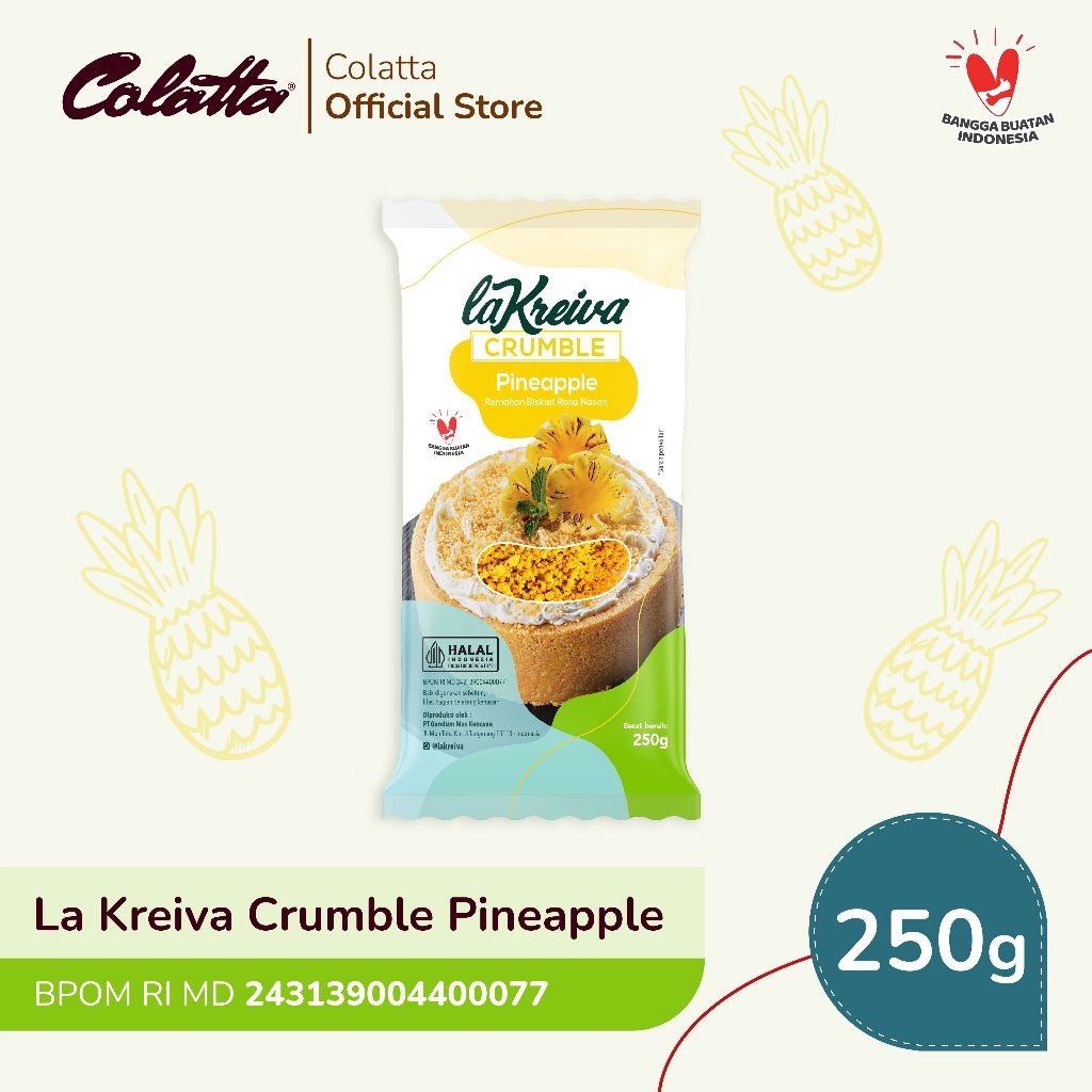 

La Kreiva Pineapple Crumble 250 g