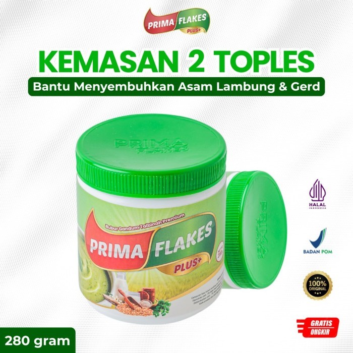 

Paket 2 pcs Primaflakes I Bubur I Sereal I Gandum I Talbinah I Atasi I Asam I Lambung I Gerd I Maag