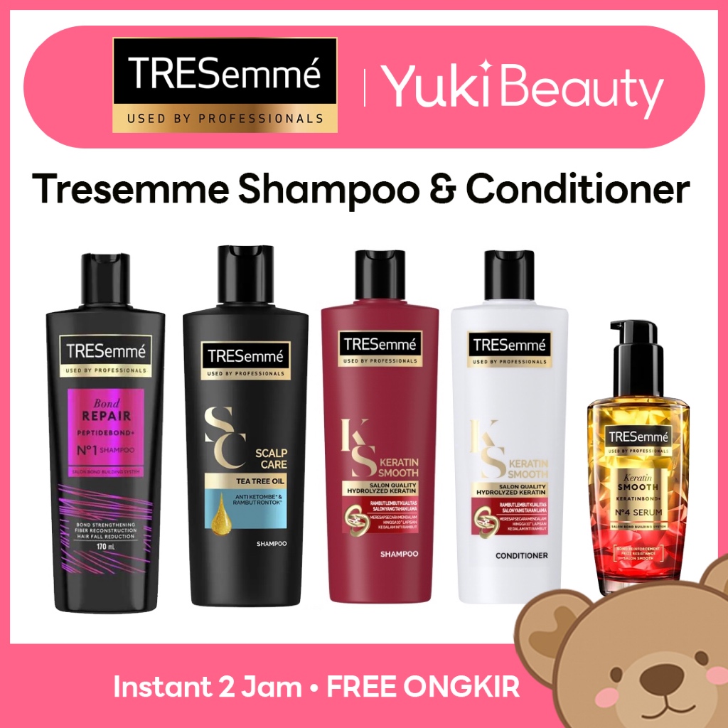 ❤ YUKI Manado ❤ TRESEMME Shampoo Conditioner Hair Serum Lengkap Keratin Smooth Scalp Care