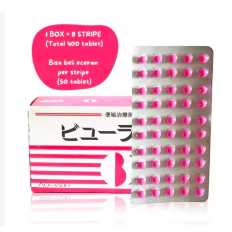 kKokandoo byuraku Harga 1 papan 50 tablet pil pink