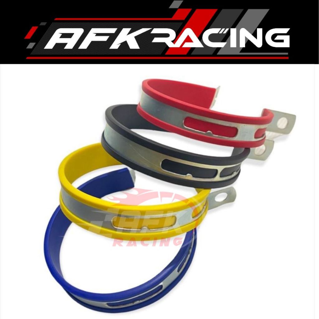 KLEMAN KLEM KNALPOT UKURAN 3 / 3.5 / 4 INCH BREKET BRACKET KeNALPOT RACING MOTOR UNIVERSAL Breket Pa