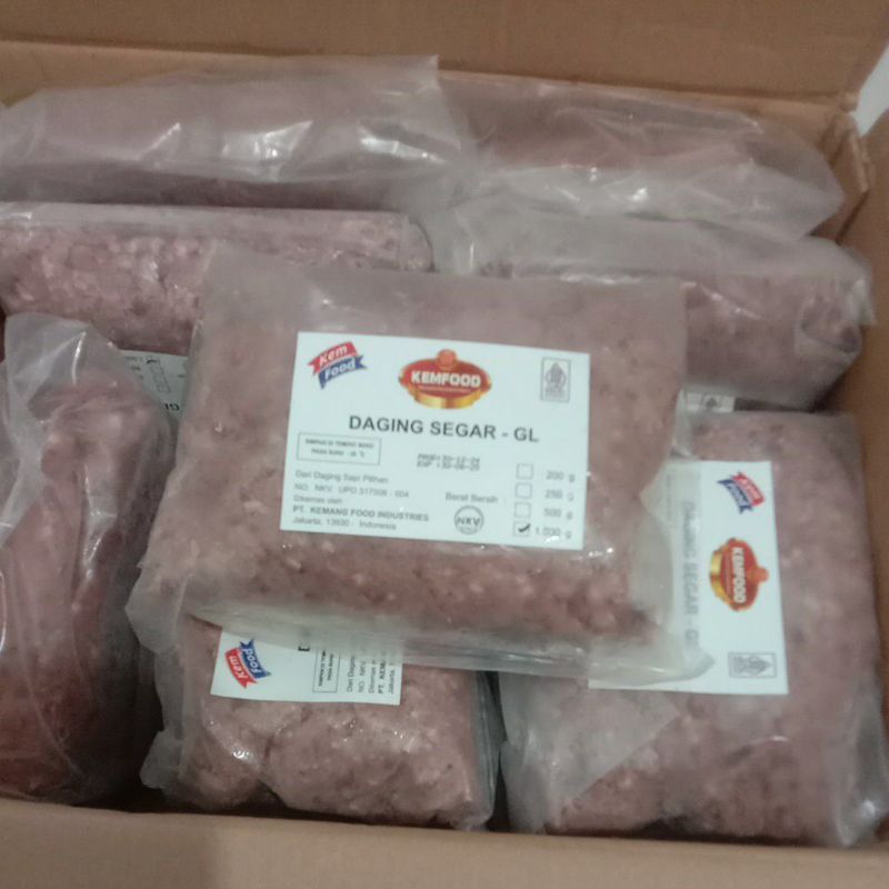 Daging sapi giling Kemfood 1 kg/Villa Daging sapi Giling 1 kg