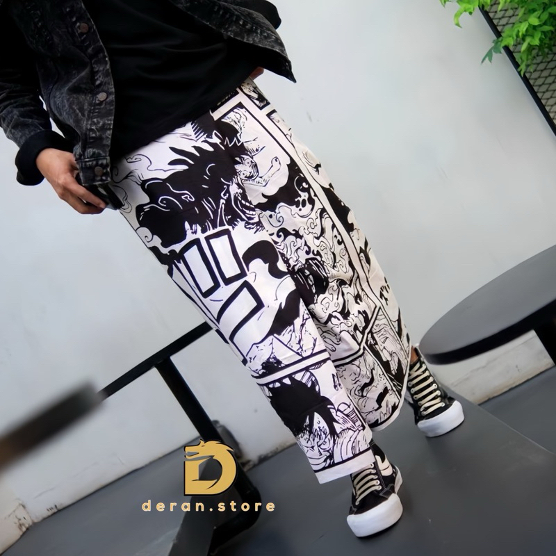 EXCLUSIVE SARUNG MOTIF ANIME ONE PIECE / Sarung Dewasa Remaja MasaKini Terbatas