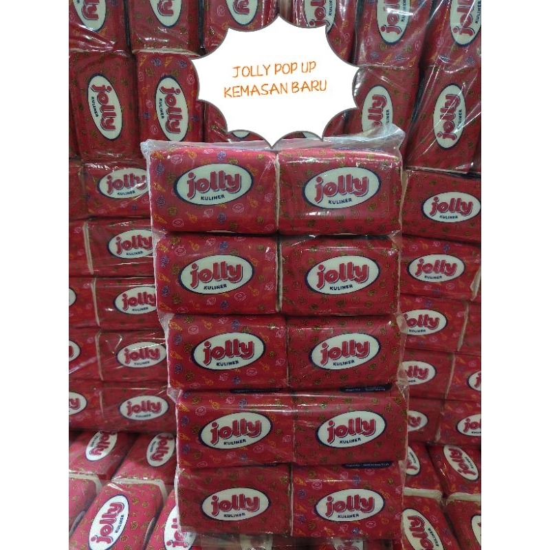Tisu Jolly Pop Up/ Tisu Jolly Kuliner / Tisu Jolly Kuloner Kotak kecil/ Tisu Kotak Kecil isi 10 pack