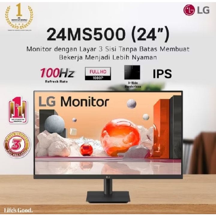 MONITOR LG LED IPS24MS500*