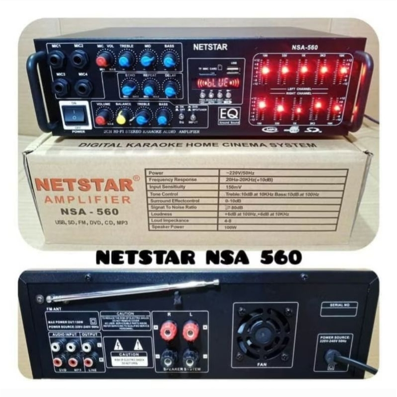 Amplifier Netstar Nsa 560 Mini amplifer Netstar Nsa 560
