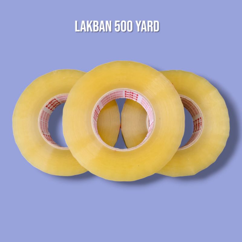 

Lakban jumbo 500 Yard daya rekat kuat dan tidak mudah putus