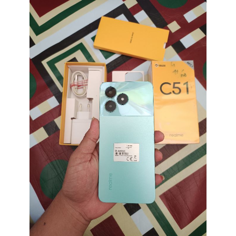 REALME C51 4/128GB SECOND FULLSET ORI