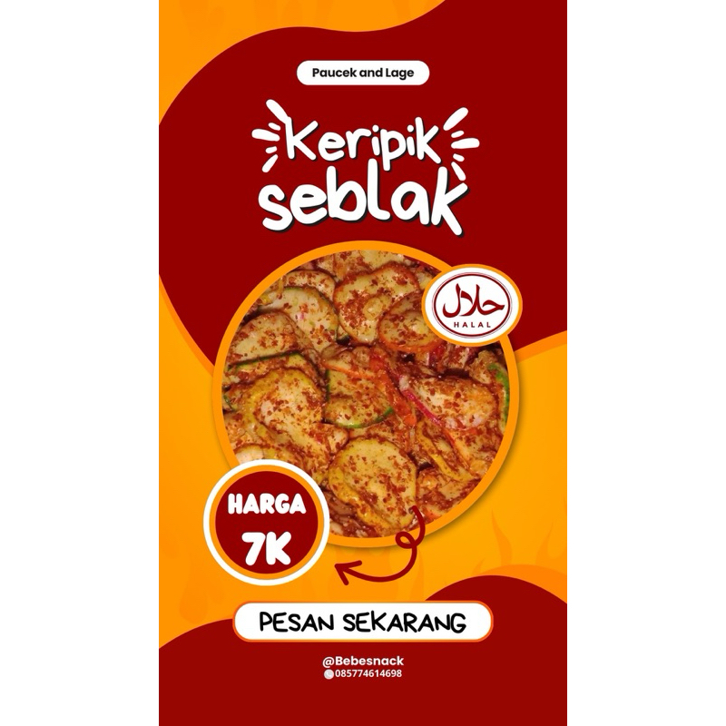 

KERIPIK SEBLAK KERING