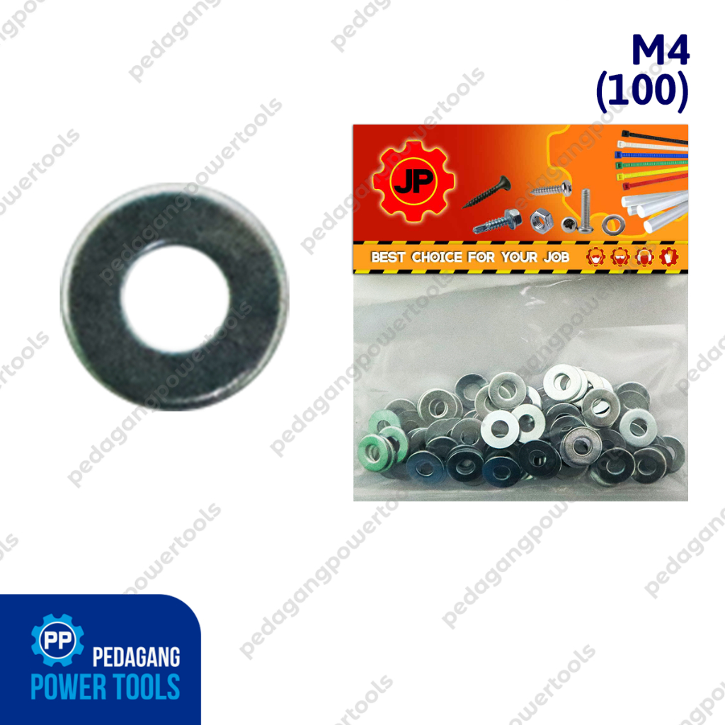 RING PLAT M 4 - RING PLAT BAUT M4 ISI 100 PCS