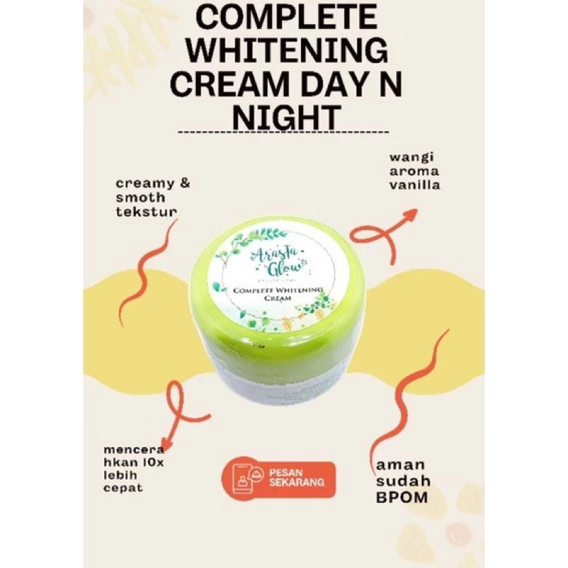 ARASTA GLOW CREAM 100% ORI