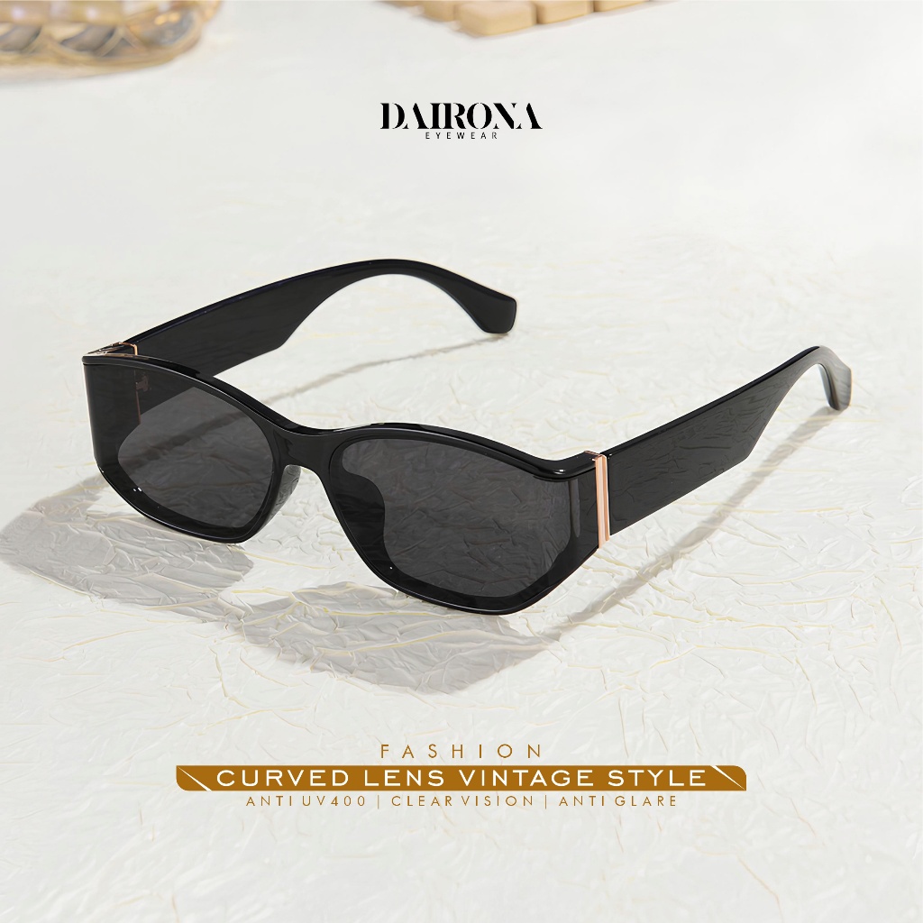 Dairona Eyewear Kacamata Hitam Sunglasses UV400 Polarized Korea Pria Wanita TR-90 Fashionable Get Yo