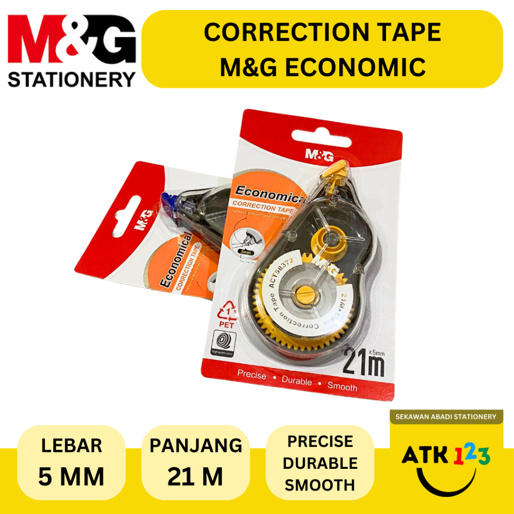 

Correction Tape Stipo Kertas M&G Economic 21 meter