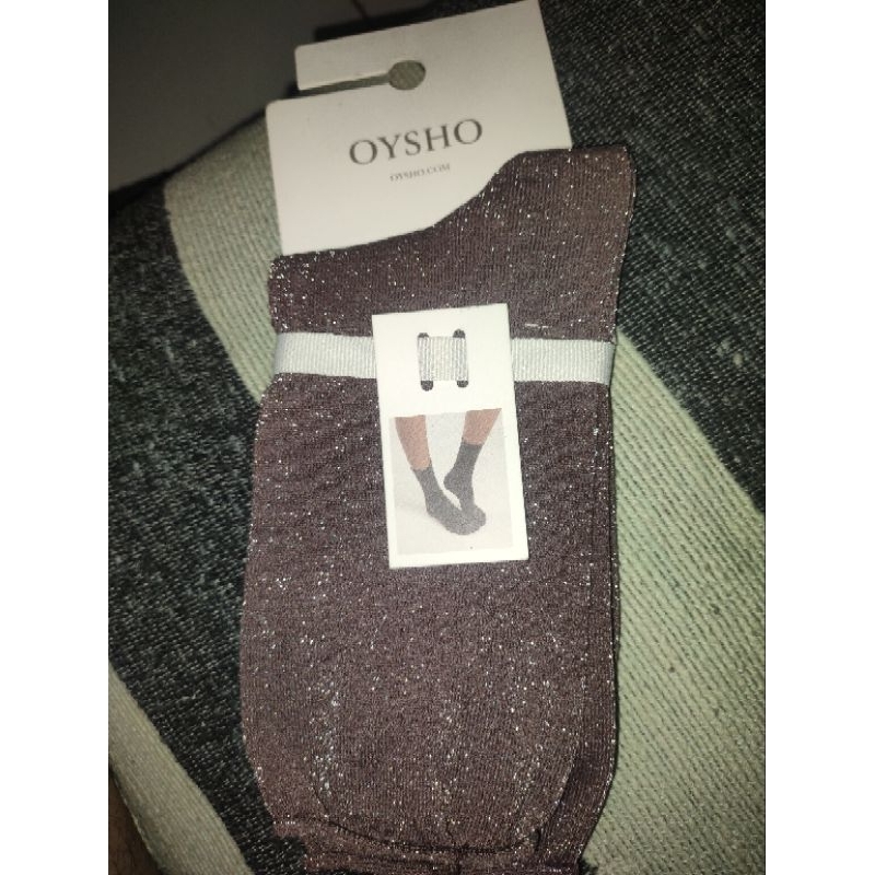 OYSHO Sock wanita Kaos kaki cantik gemerlap original  SALE 2025