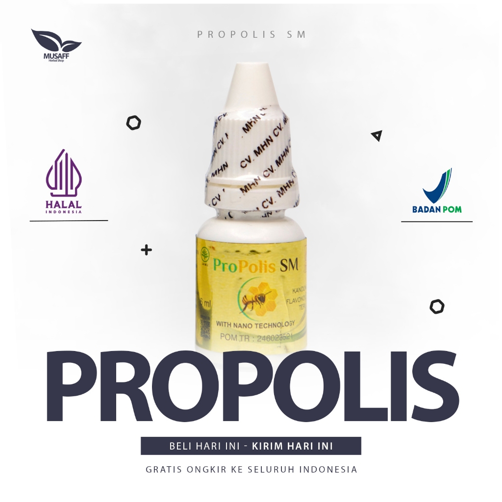 Obat Gusi Turun - Obat Gusi Bengkak Sakit, Obat Kumur Untuk Gusi Turun Ke Bawah Propolis SM