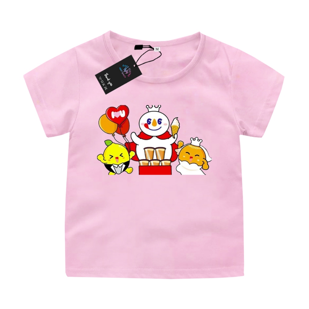 Kaos Mixue Anak Laki dan Anak Perempuan Atasan Anak Unisex Toko 9939