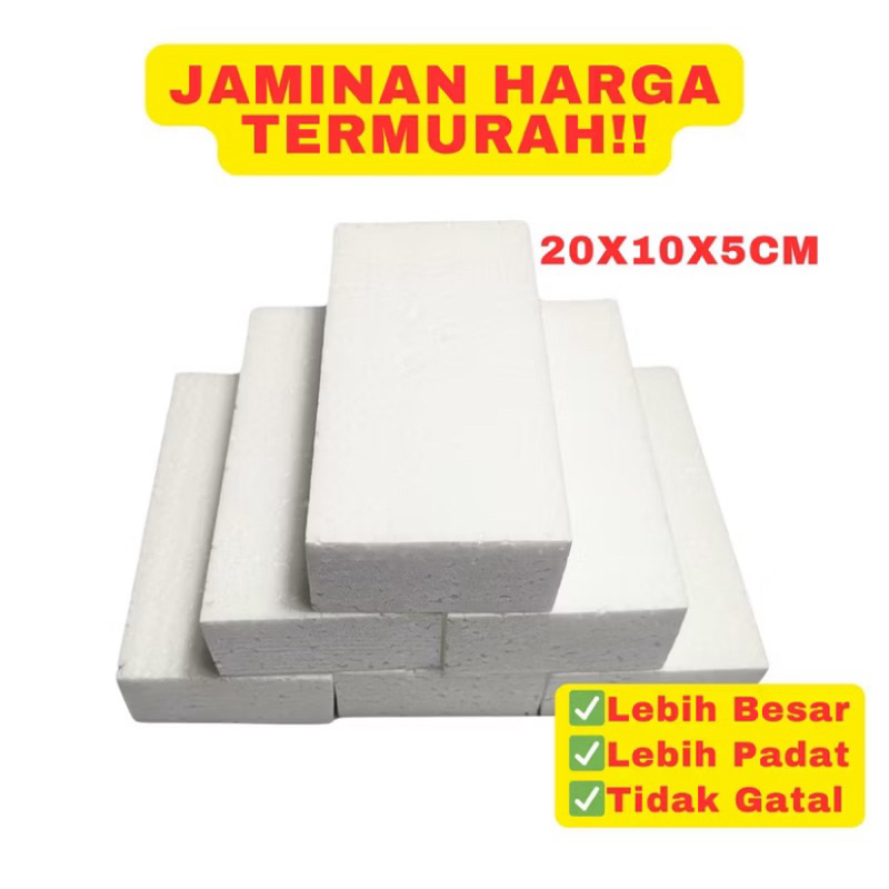 busa sterofoam Oasis Bunga Floral foam / Oasis Sterofoam / Oasis Buket bunga tambahan packing / Busa
