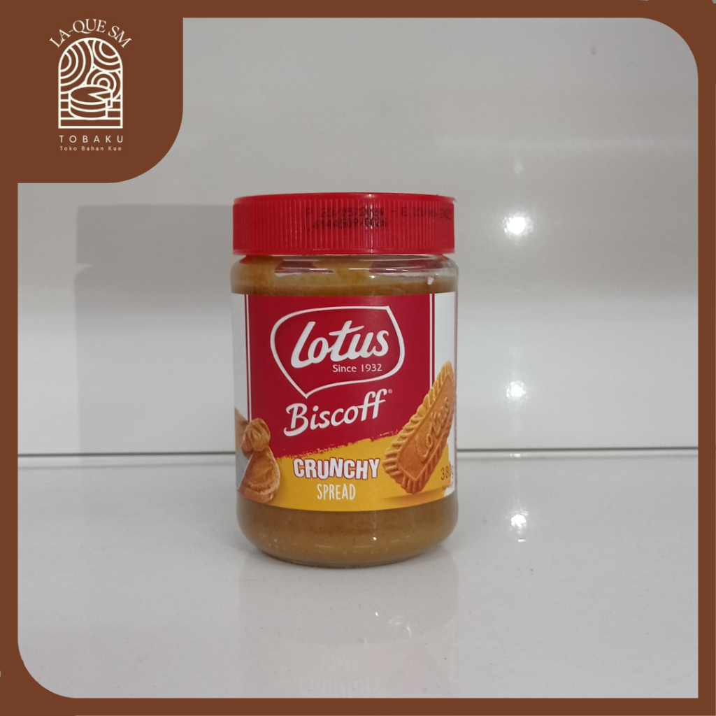 

Tobaku LA-QUE SM | Lotus Biscoff Spread Smooth Crunchy 380gr / Selai Olesan Rasa Kacang