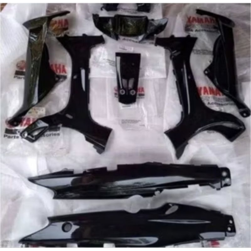 PAKET BODY HALUS YAMAHA FIZ R / VEGA R LAMA FULL SET HITAM MULUS